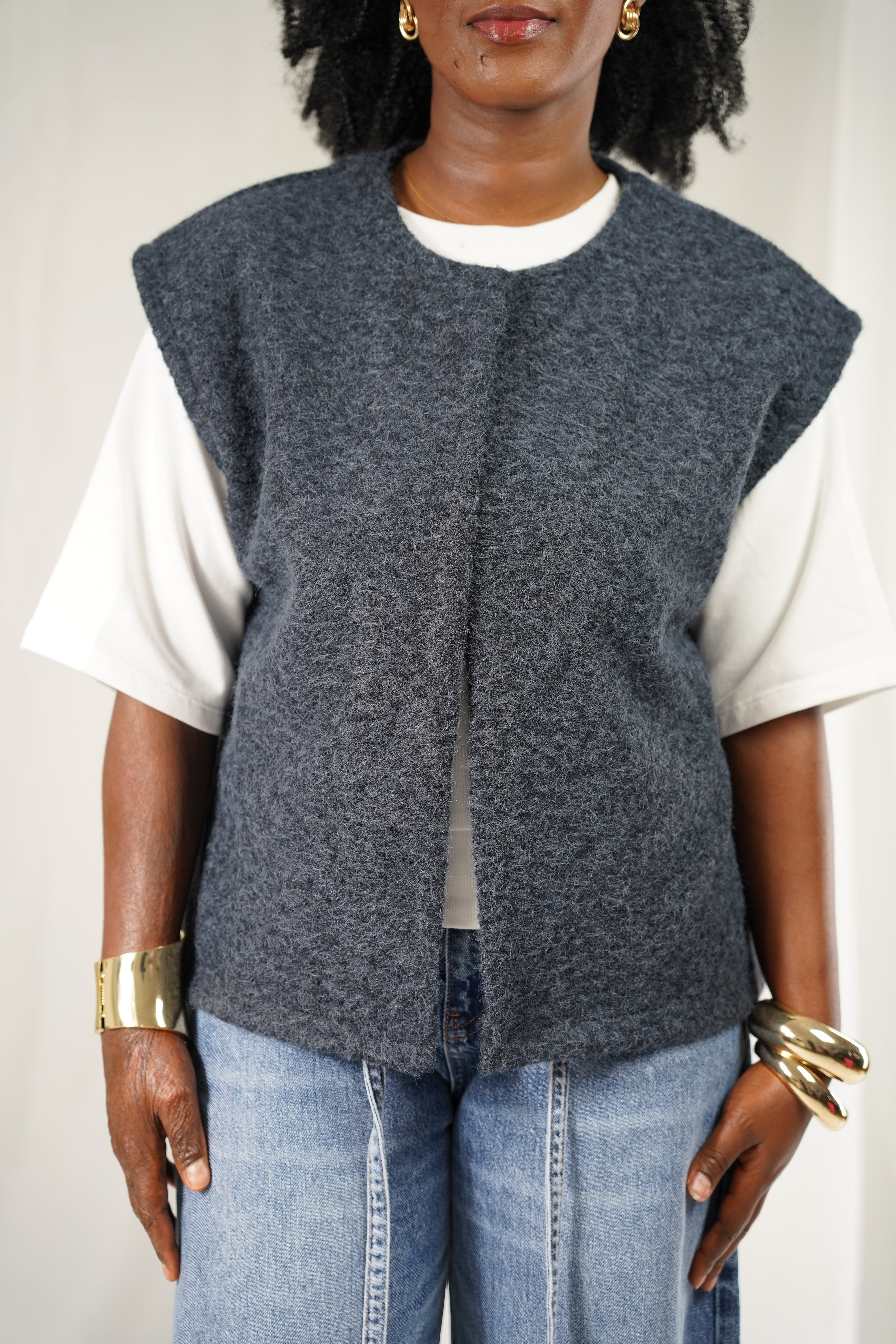 Gilet Douceur Marine / Noir