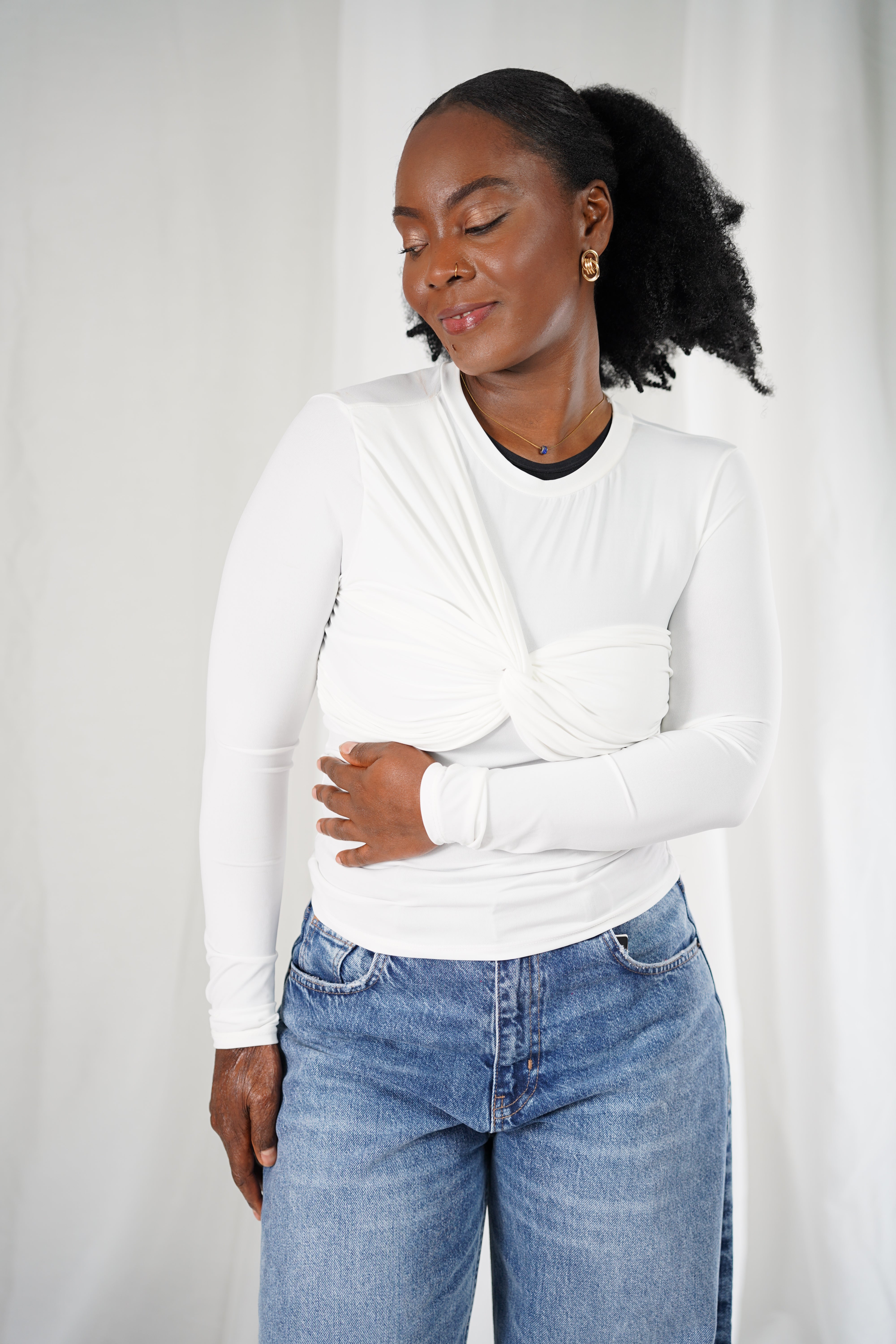 Haut Twist Élégant