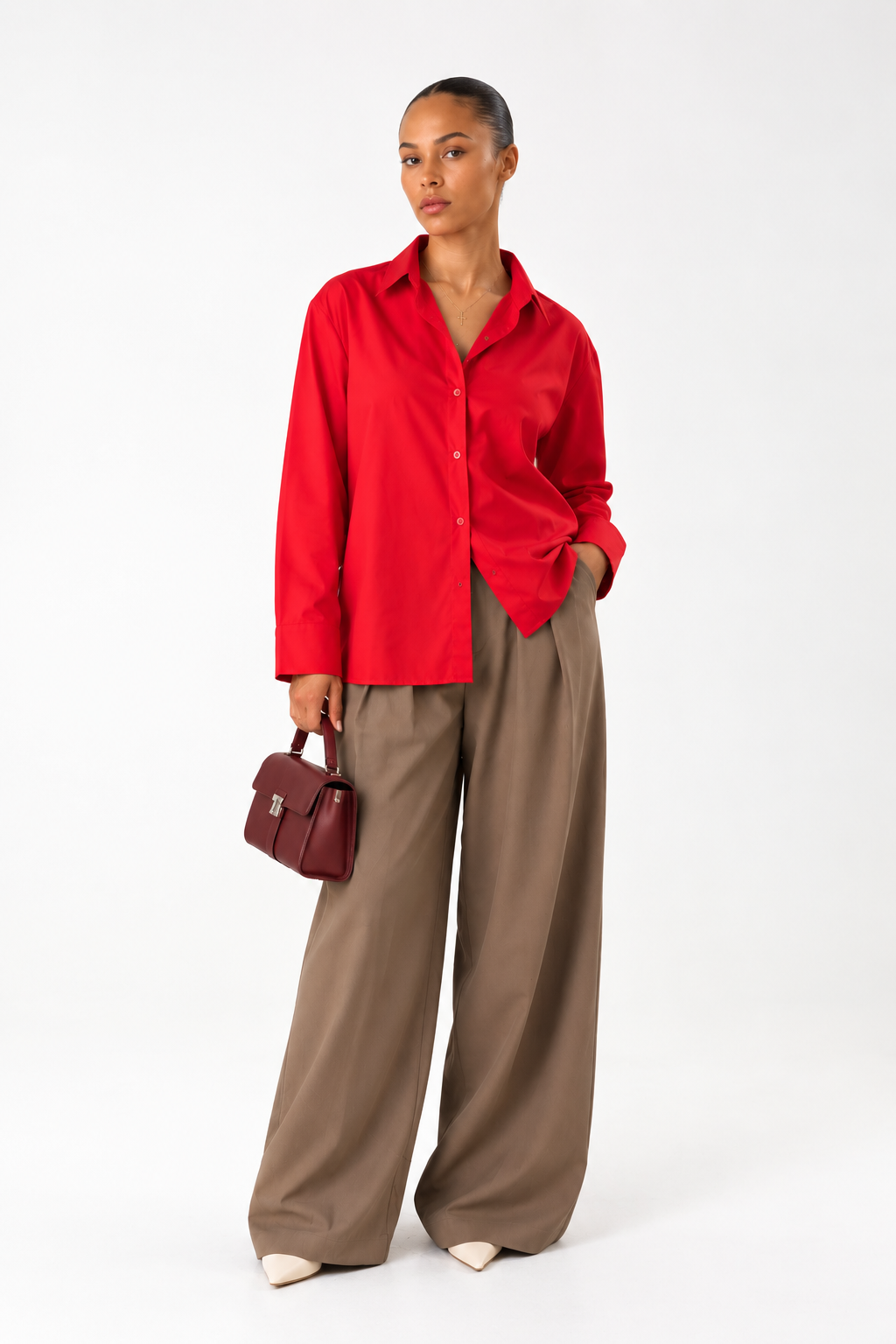 Chemise Rouge Élise