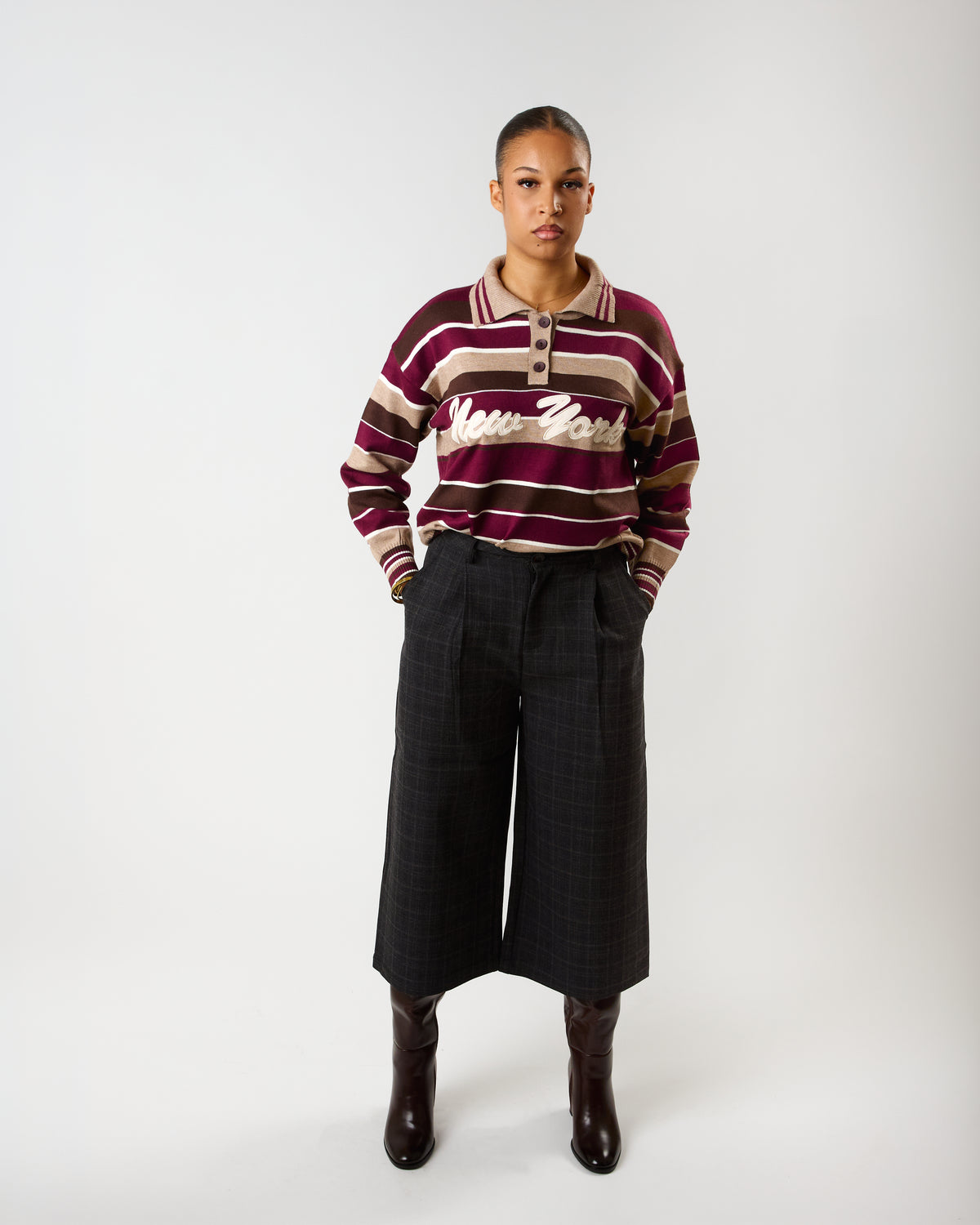 Bermuda Tailleur à Carreaux – Camden