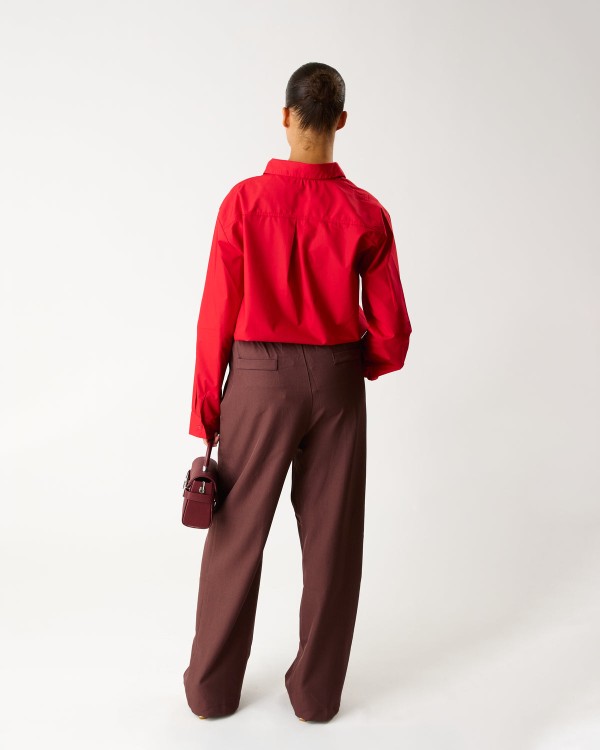 Pantalon Wide Leg Chocolat