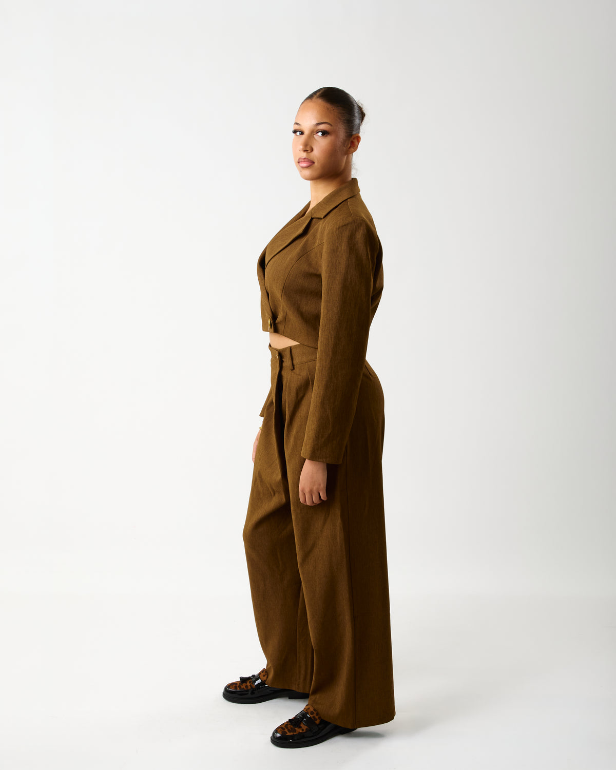 Pantalon Large Caramel – Ozelies