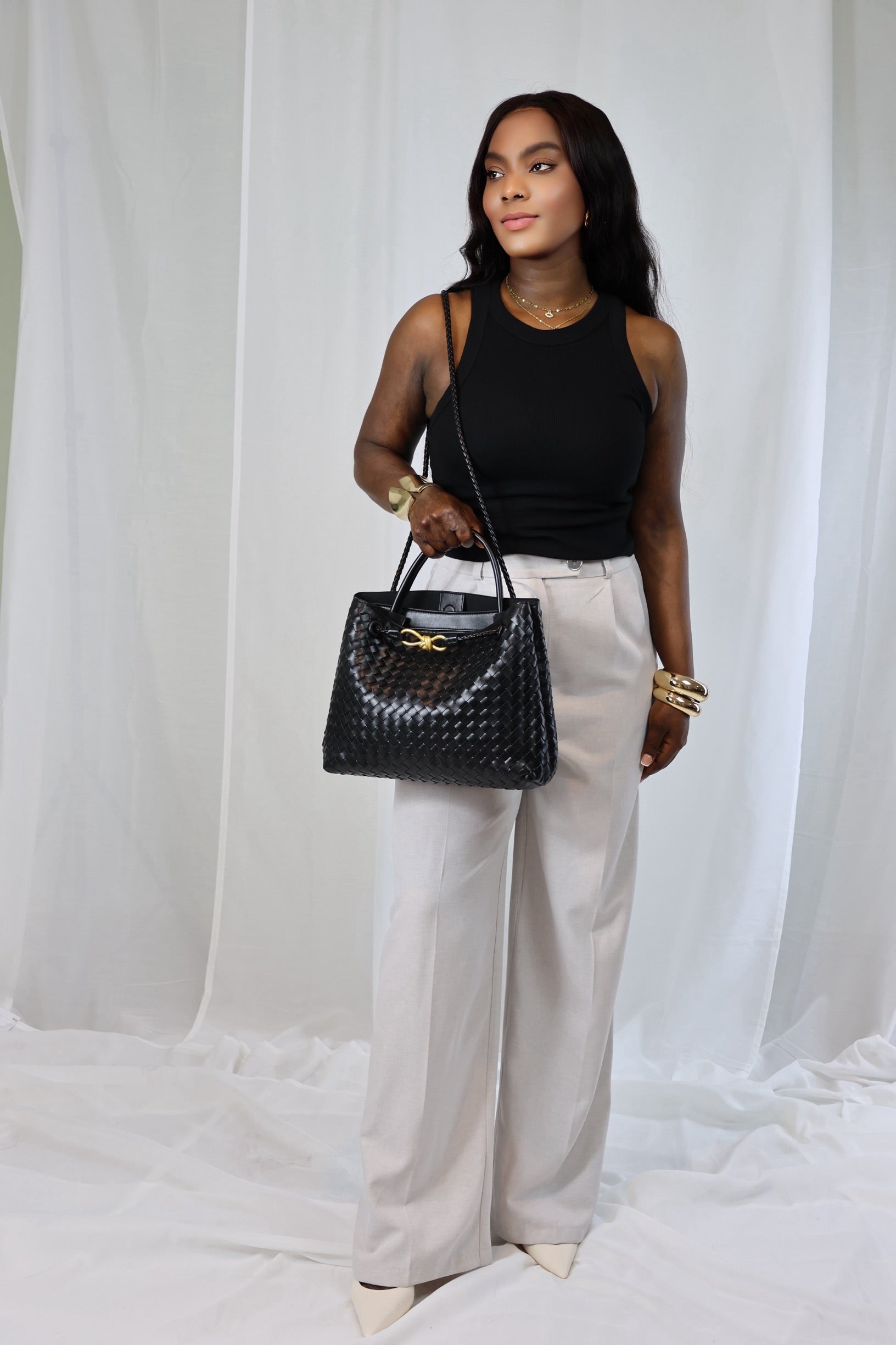 Pantalon Palazzo “Épure Beige” – Chic & Confort