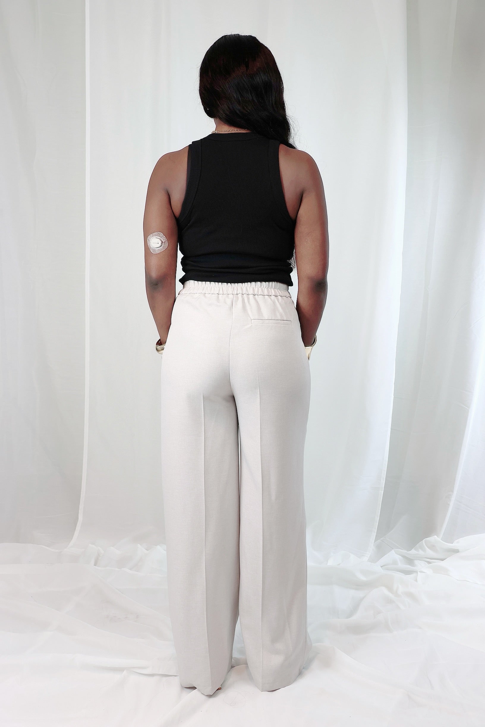 Pantalon Palazzo “Épure Beige” – Chic & Confort