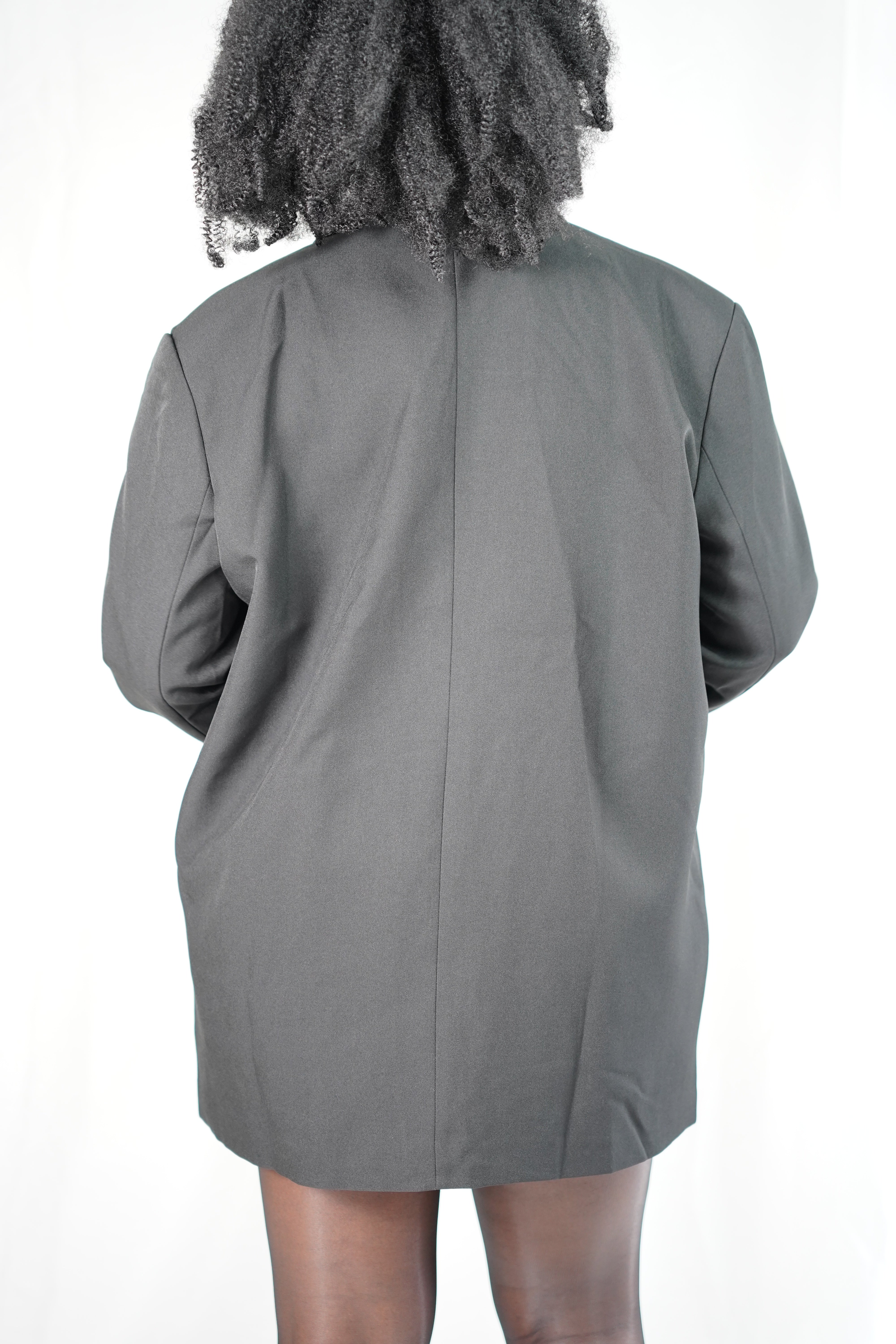 Blazer Long City Chic – Noir