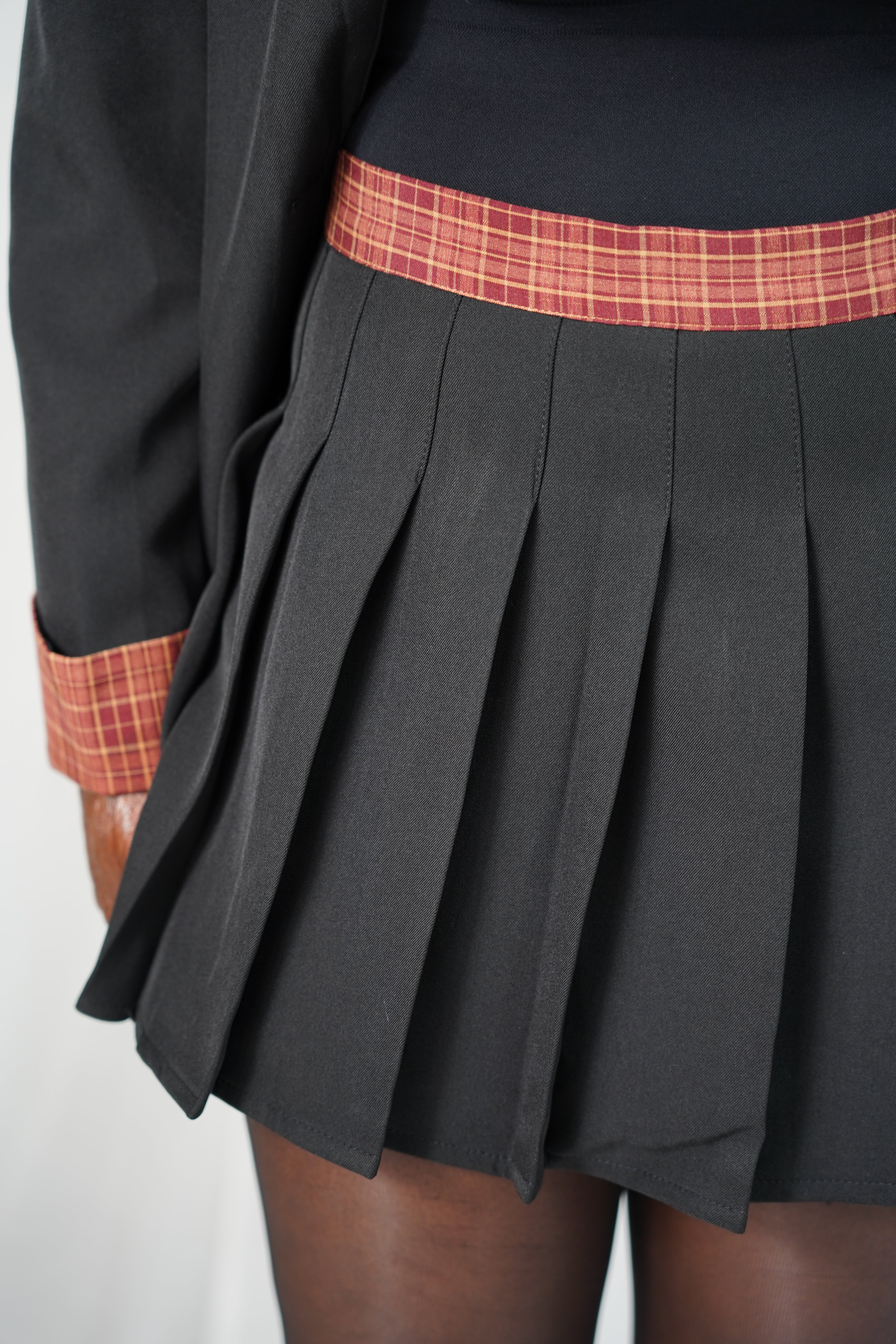 Jupe Plissée City Chic – Noir