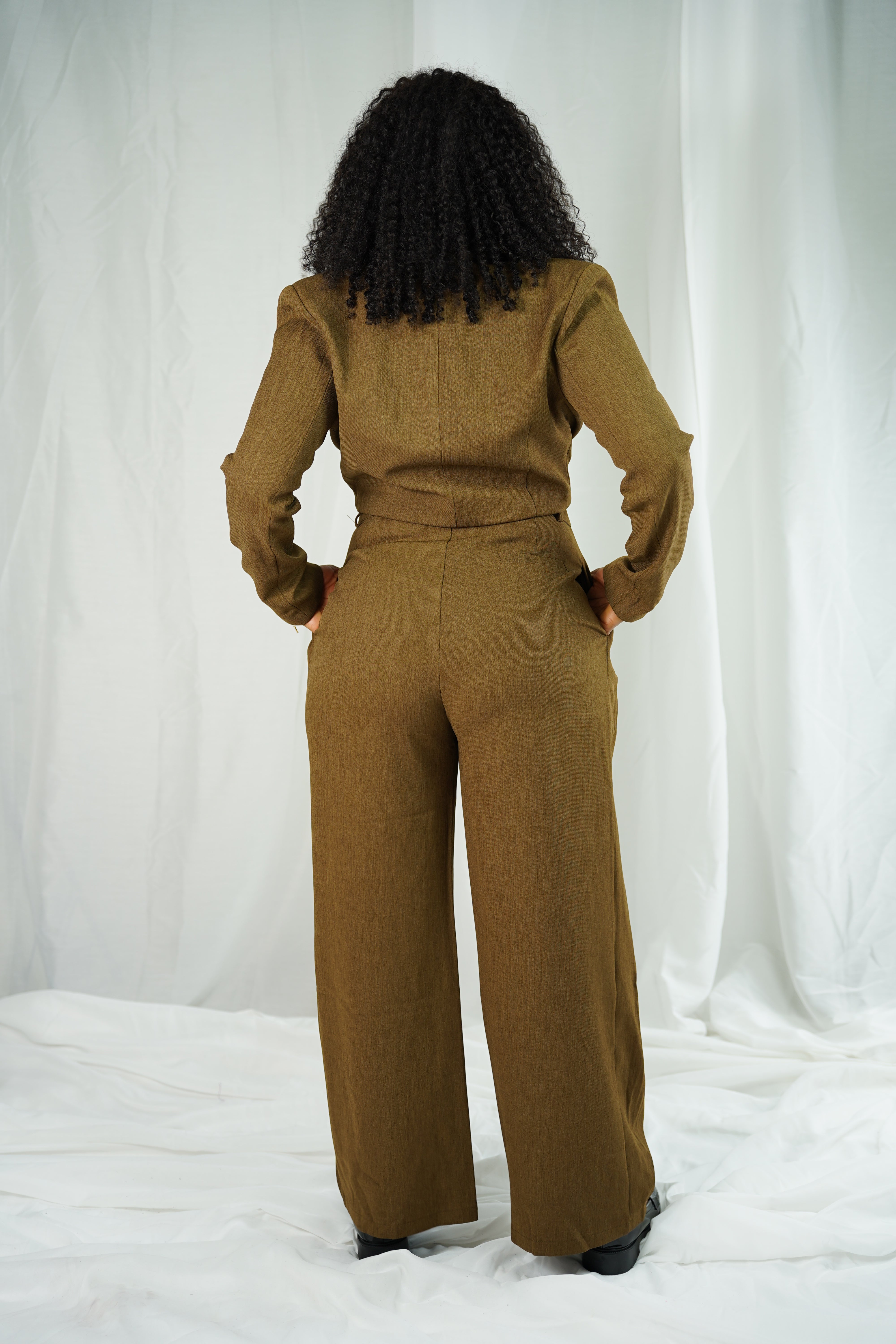 Pantalon Large Caramel – Ozelies