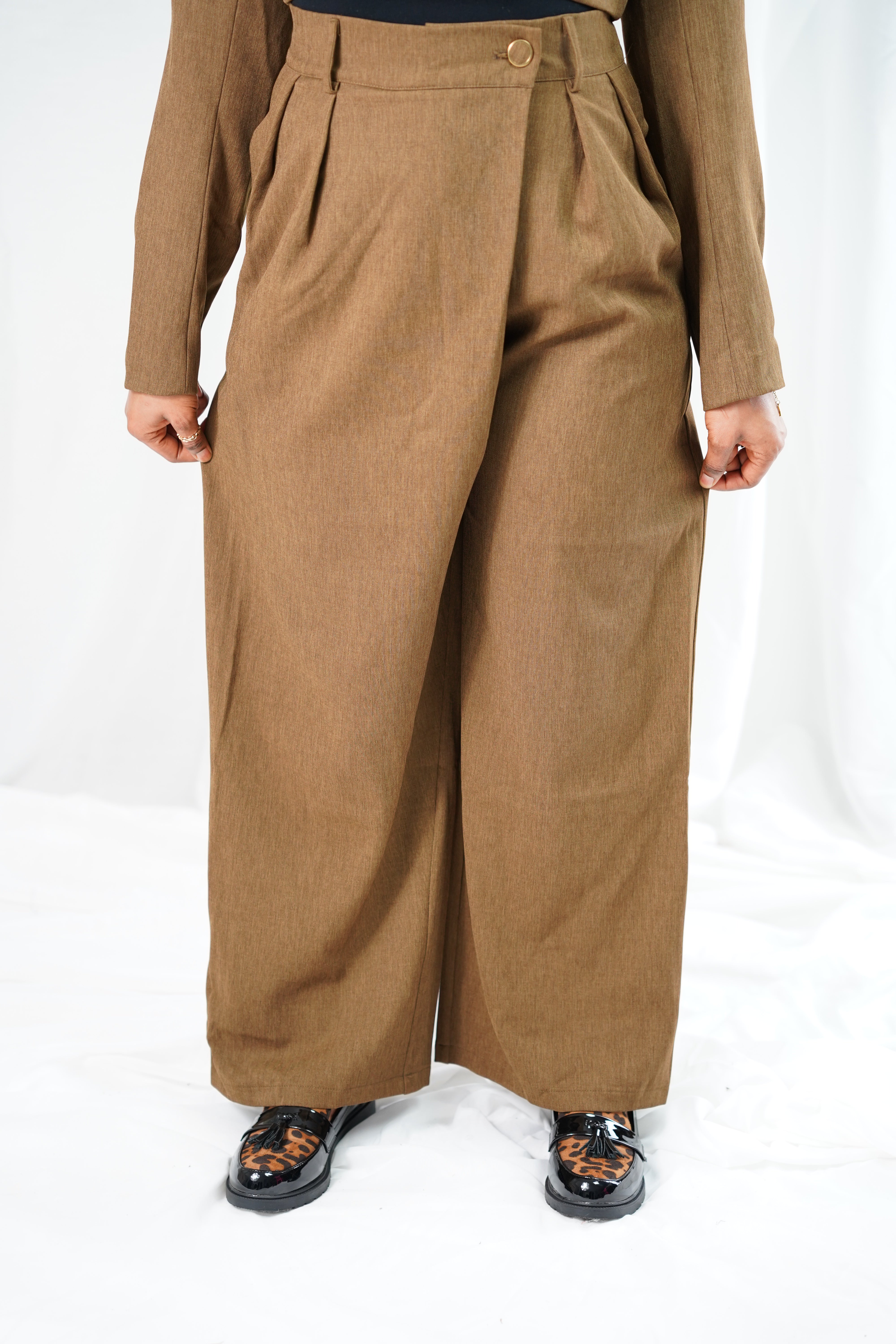 Pantalon Large Caramel – Ozelies