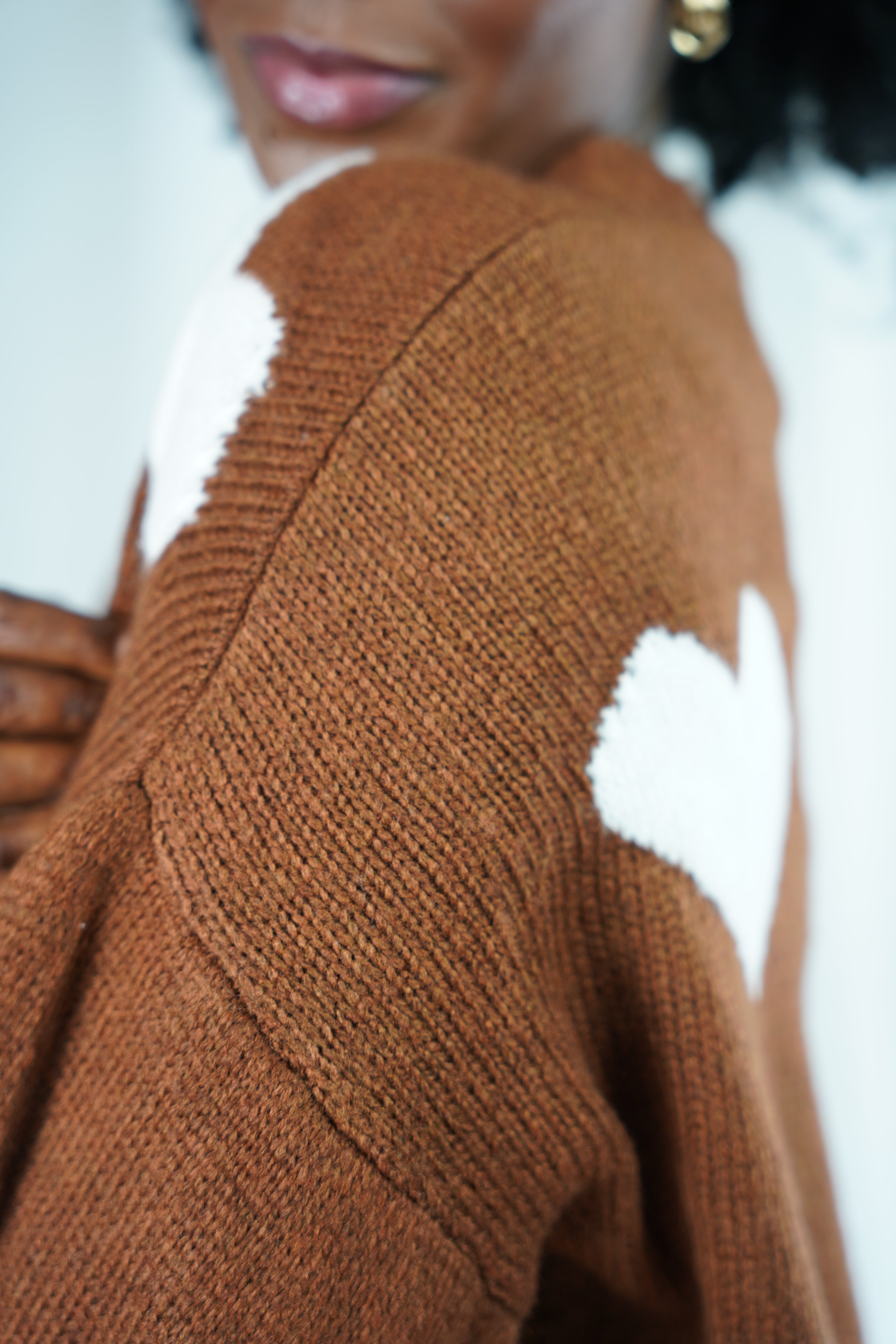 Gilet Cœur Chocolat – Édition Automne-Hiver