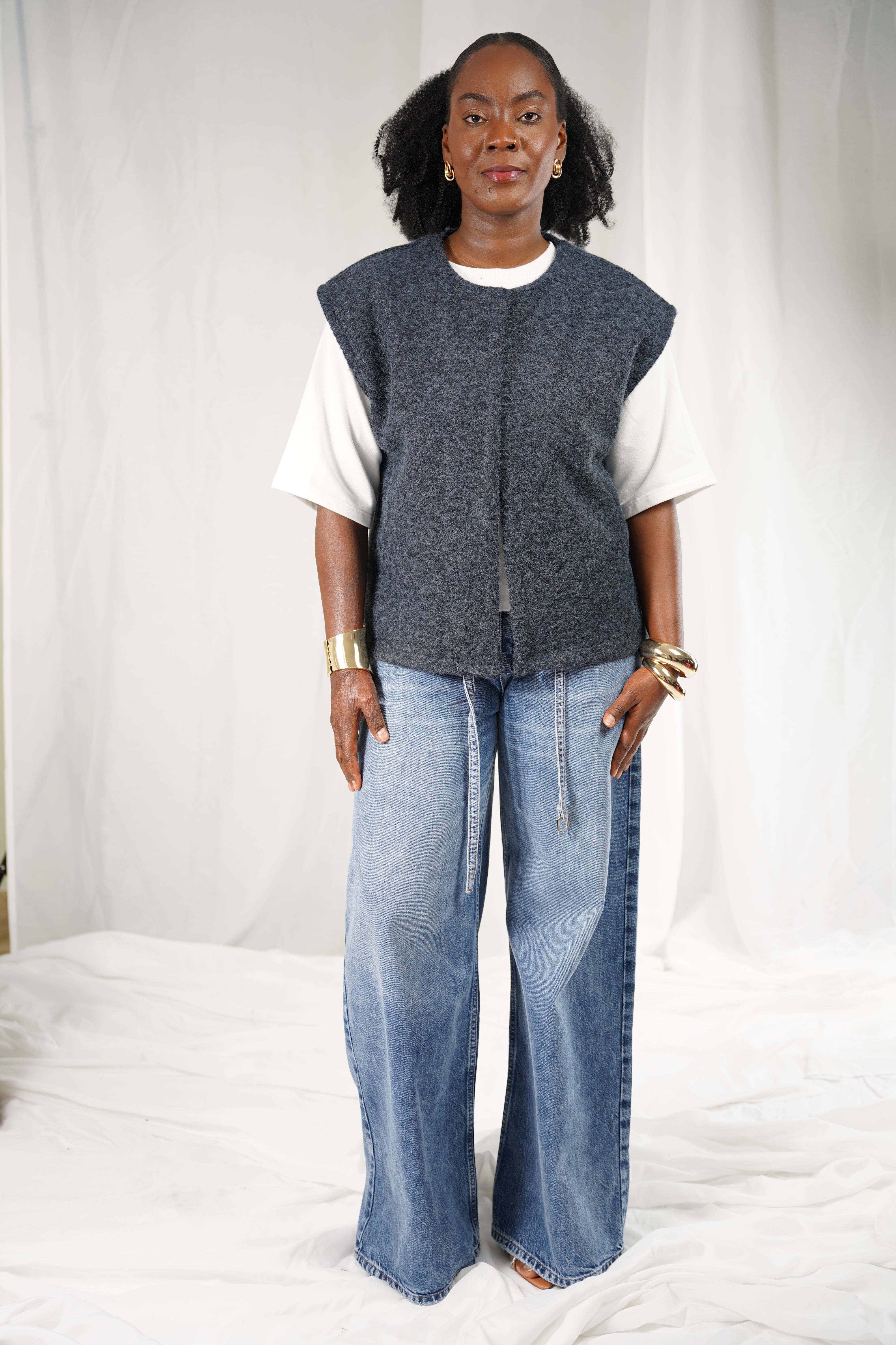 Gilet Douceur Marine / Noir