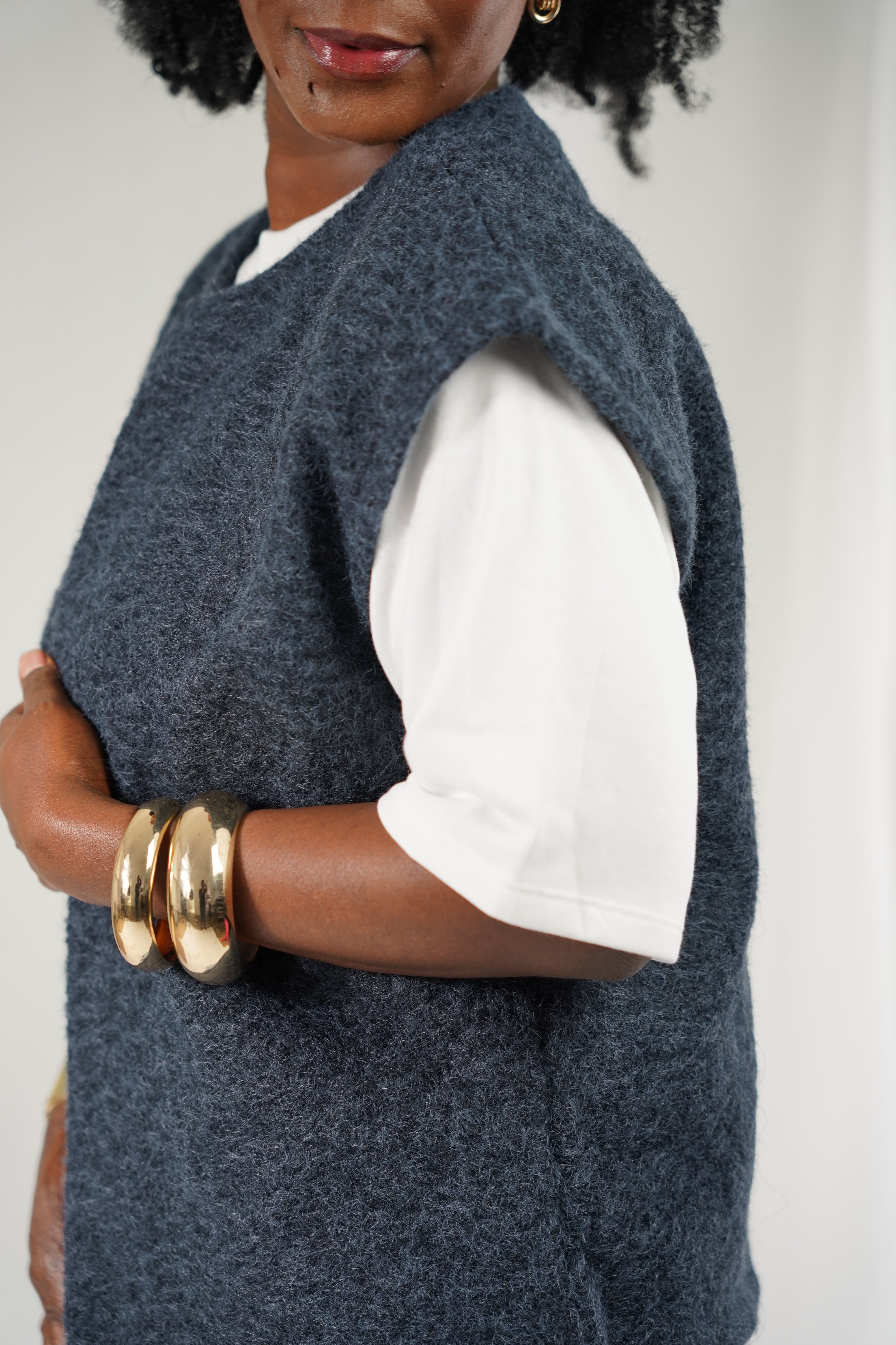 Gilet Douceur Marine / Noir