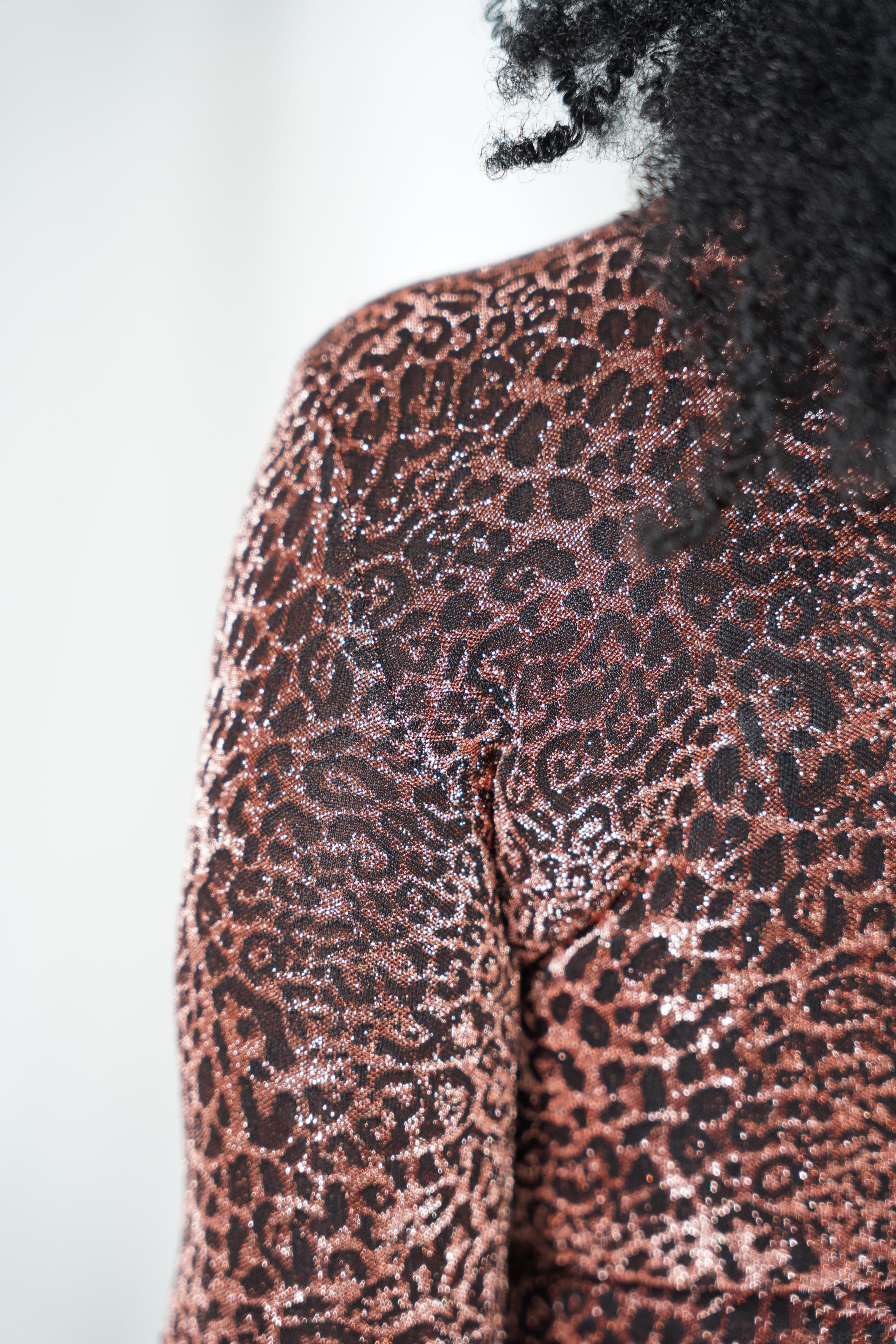Top Léopard “Sauvage Chic” – Manches Longues Transparentes