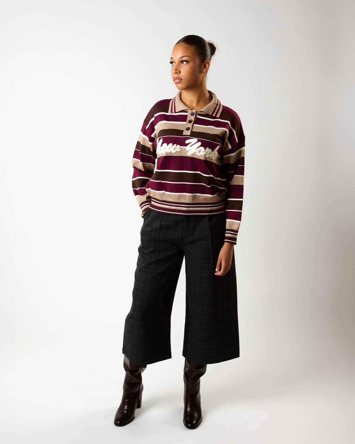 Polo Rayé Sweet Life – Cherry