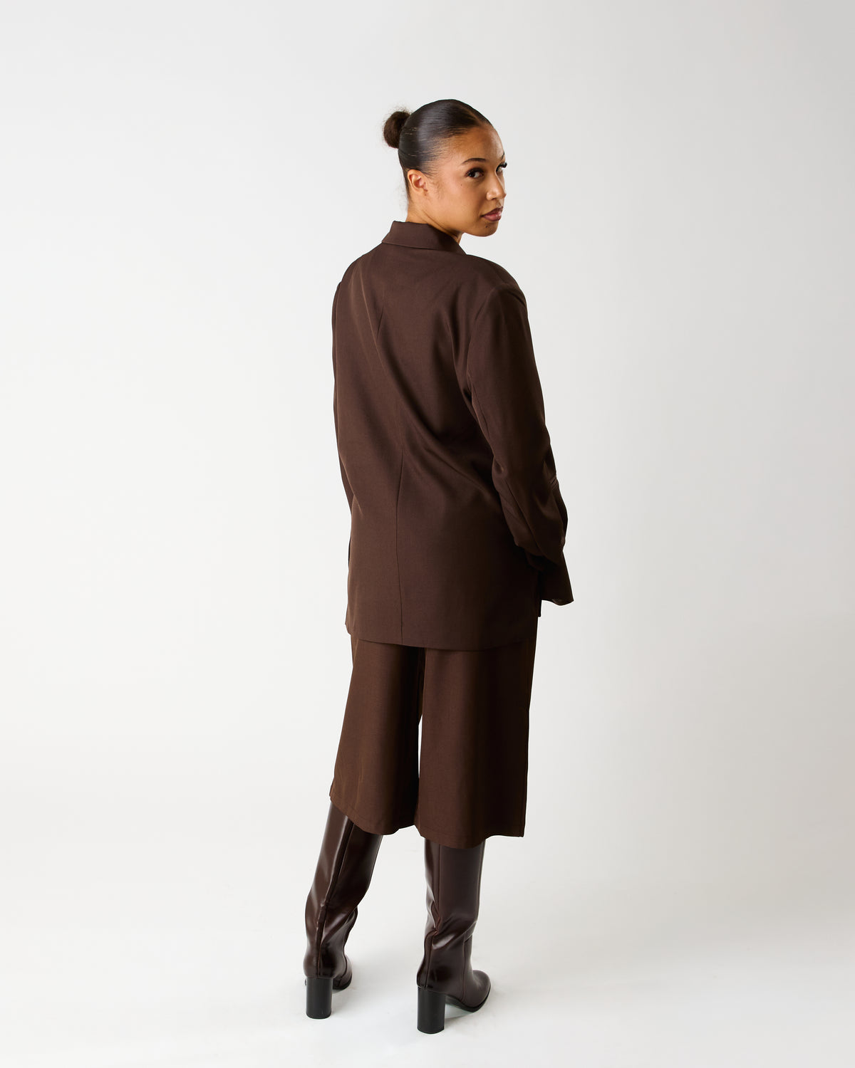 Blazer Oversize Chocolat – Sienna